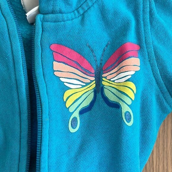 Old navy “fly free” blue sweatshirt zip up - Picture 2 of 3